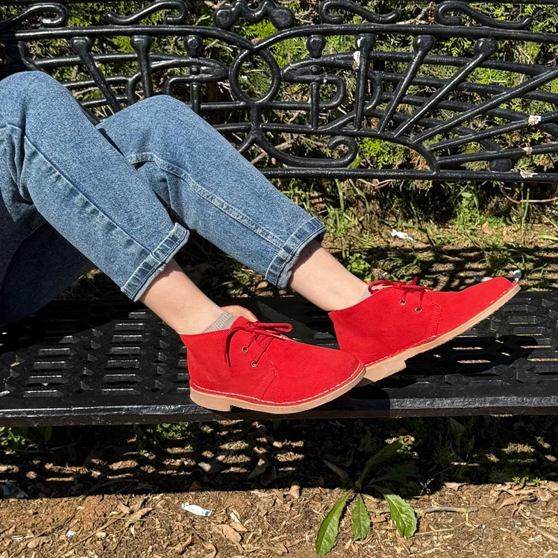 Botas Pisamierdas Rojo Borreguito