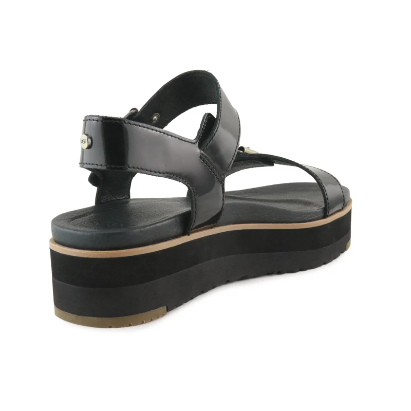 Sandalia charol negro ANGIE UGG