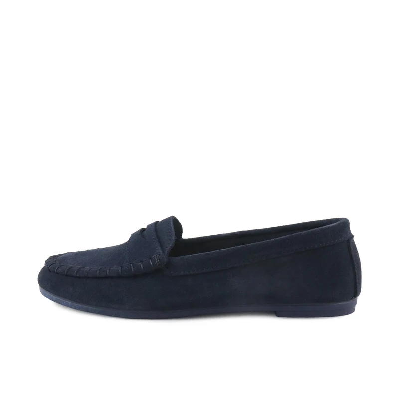 Zapatilla casa serraje azul 75471 Norteñas