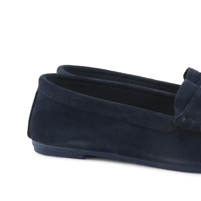 Zapatilla casa serraje azul 75471 Norteñas