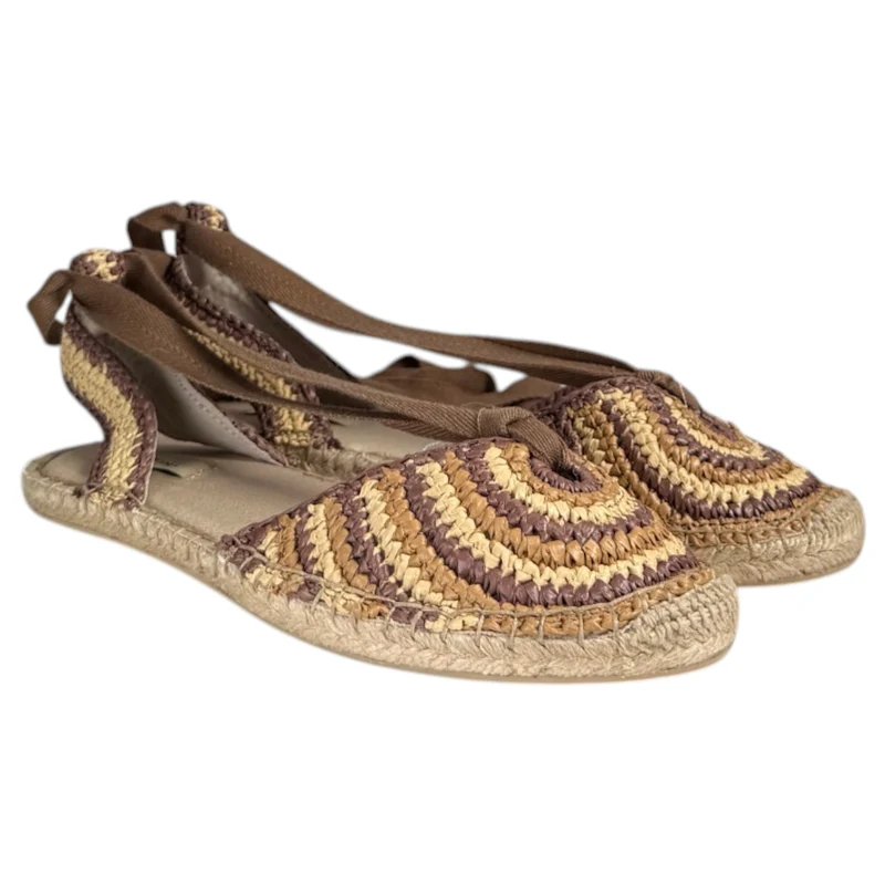 Alpargatas Corina Puntera Croché M6362 Natural