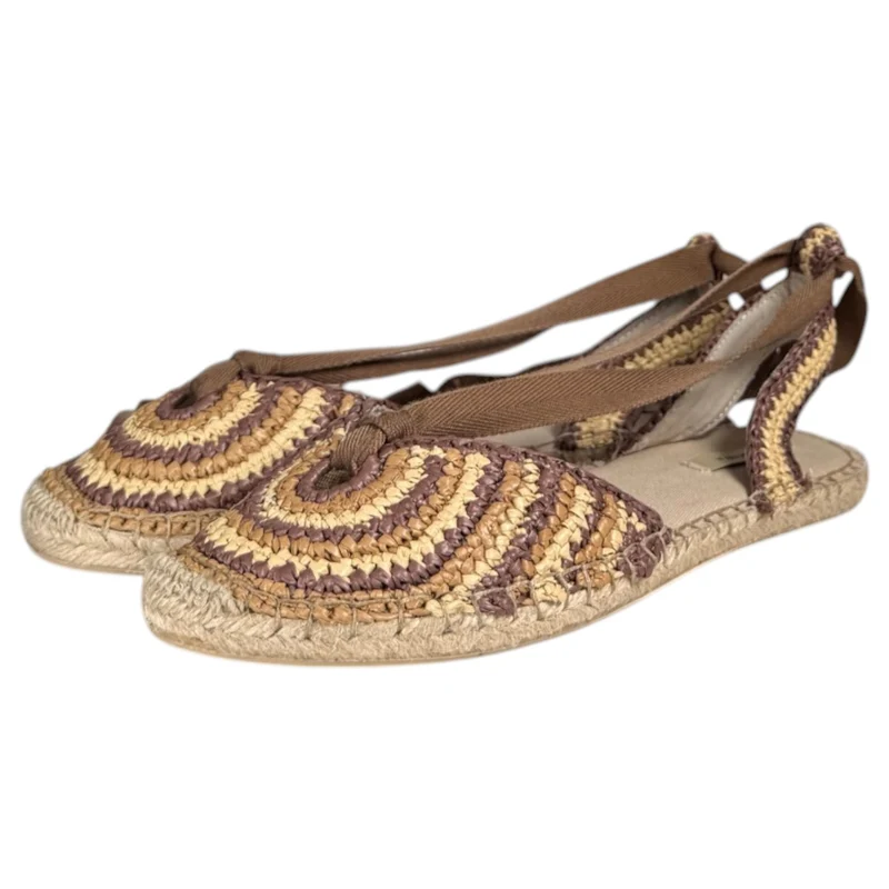 Alpargatas Corina Puntera Croché M6362 Natural
