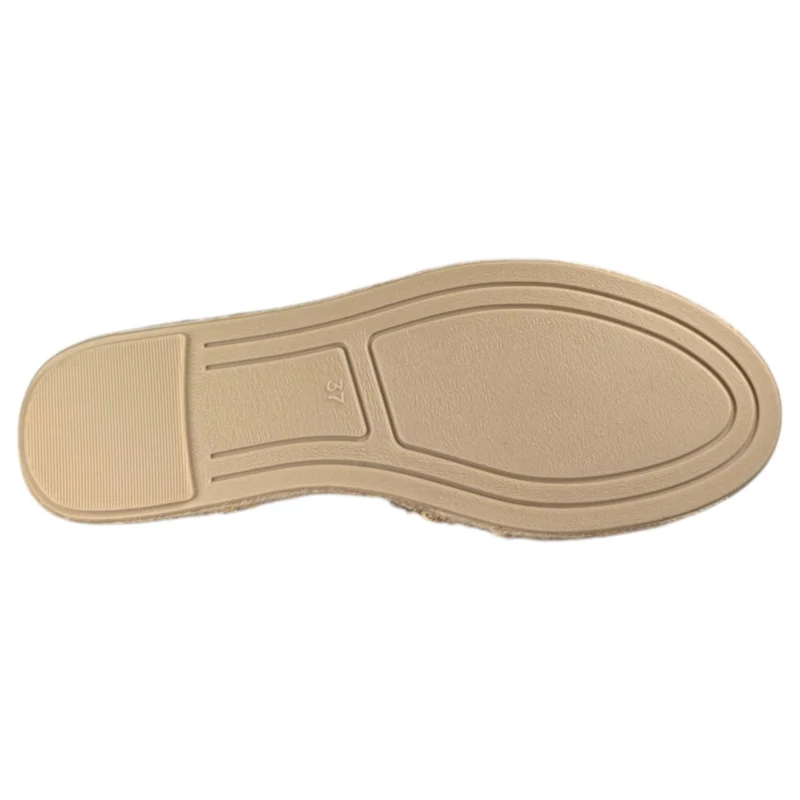Alpargatas Corina Puntera Croché M6362 Natural