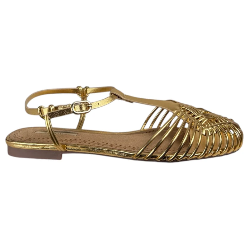 Sandalias Corina Tiras Finas M6396 Oro