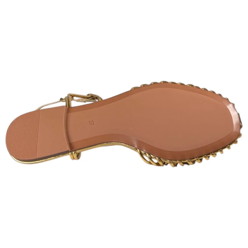 Sandalias Corina Tiras Finas M6396 Oro