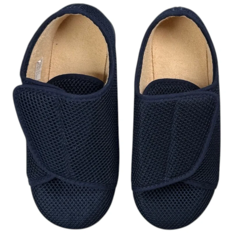 Zapatillas Javer Ancho Especial Velcro 44-1 Marino