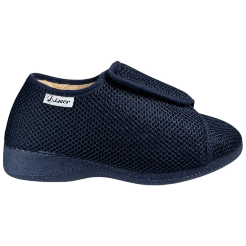 Zapatillas Javer Ancho Especial Velcro 44-1 Marino