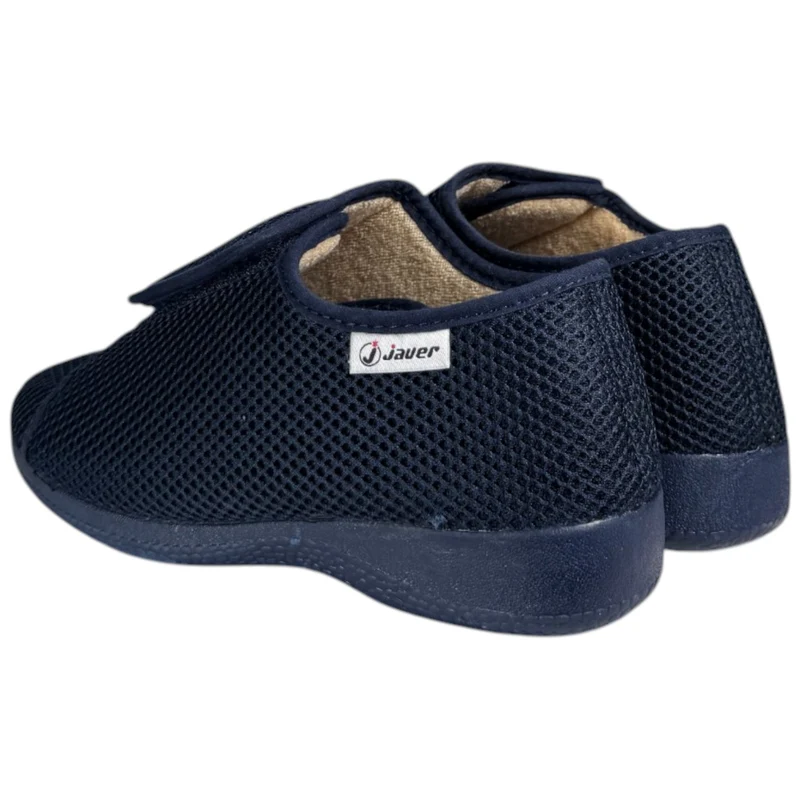Zapatillas Javer Ancho Especial Velcro 44-1 Marino