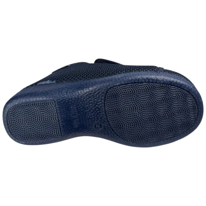 Zapatillas Javer Ancho Especial Velcro 44-1 Marino