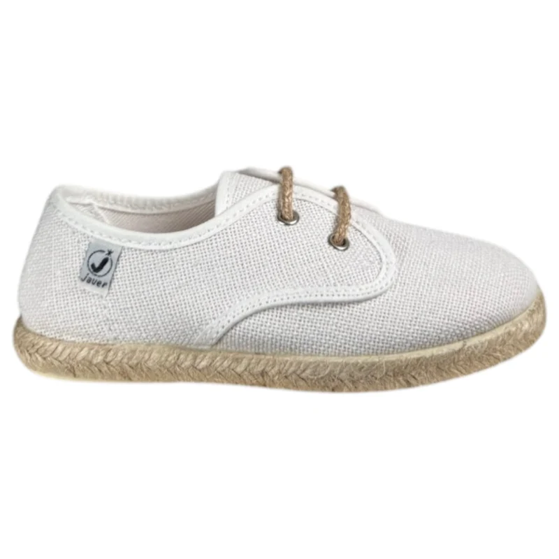 Zapatillas Javer Blúcher Lino 130-35 Blanco