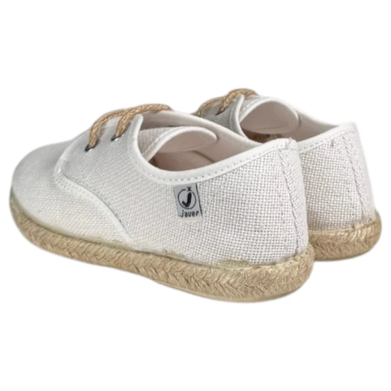 Zapatillas Javer Blúcher Lino 130-35 Blanco