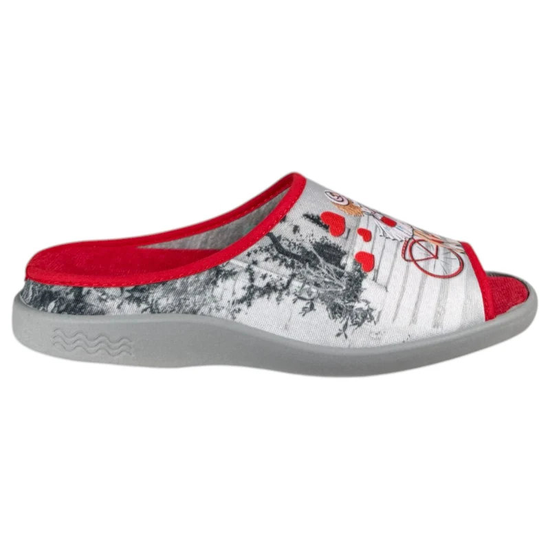 Zapatillas de Casa Flossy Chica Bici 26-349 Rojo