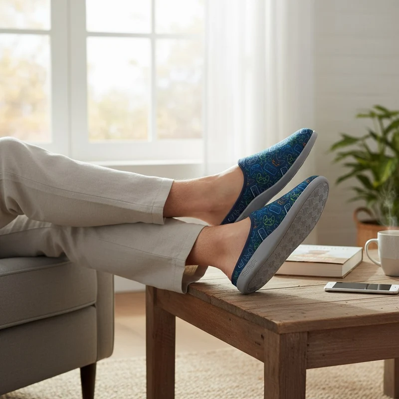 Zapatillas de Casa Flossy Game 27-214 Marino