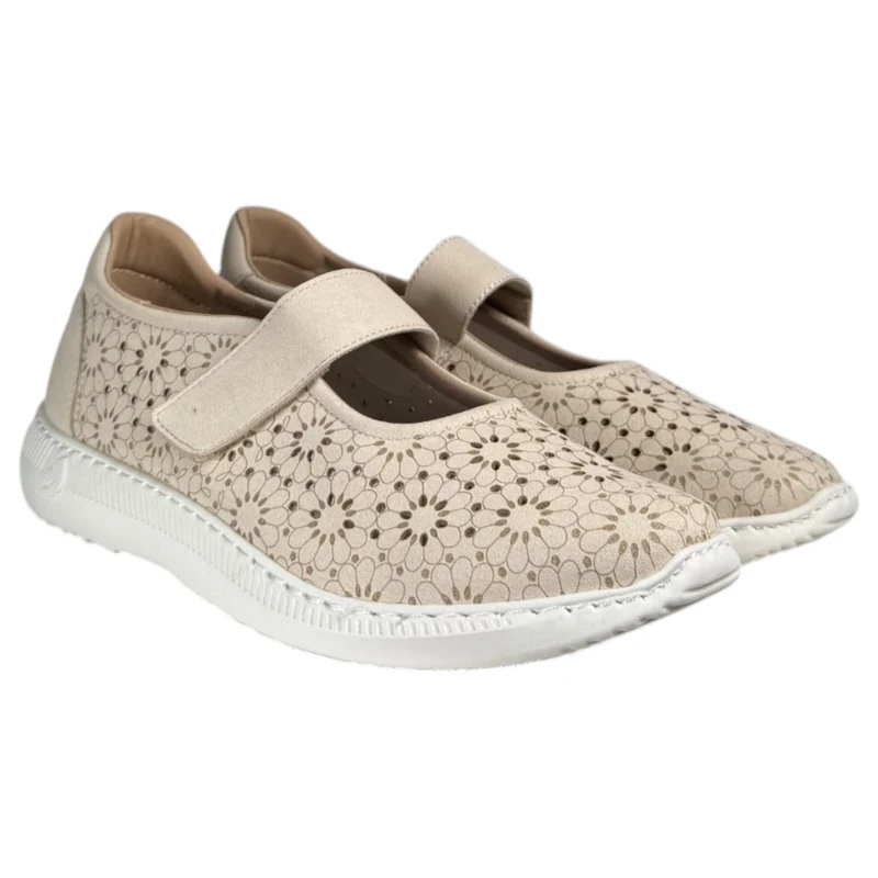 Zapatos Merceditas Plumaflex 3724 Piedra