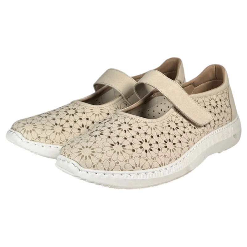 Zapatos Merceditas Plumaflex 3724 Piedra