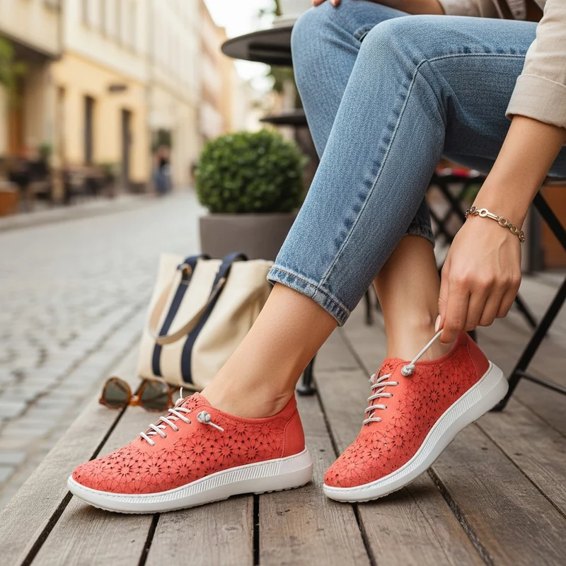 Zapatos Deportivos Plumaflex 3722 Coral