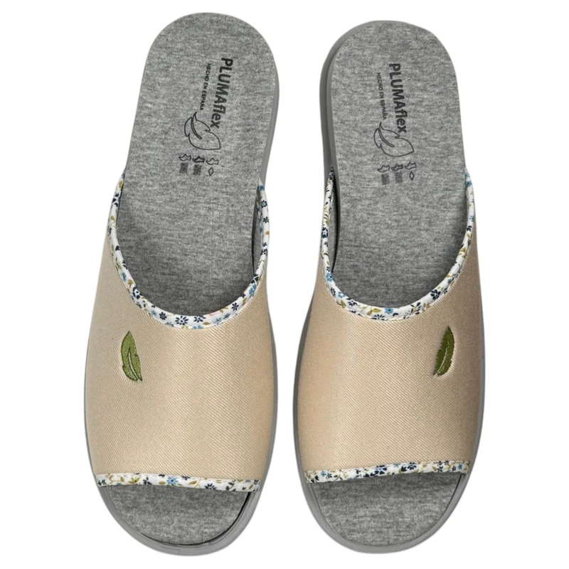 Zapatillas de Casa Plumaflex 12463 Beige
