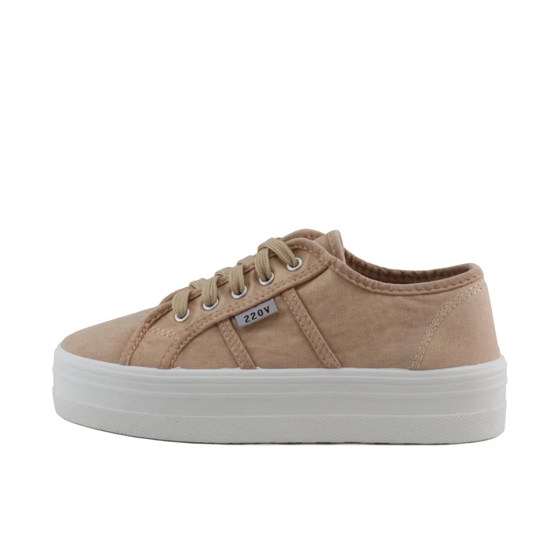 Zapatilla beige lavado CAPRI 220V
