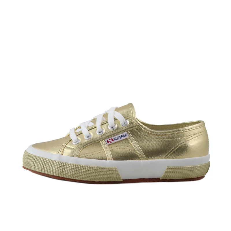 Zapatilla dorada 2750COTMETU Superga