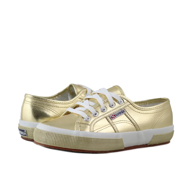 Zapatilla dorada 2750COTMETU Superga