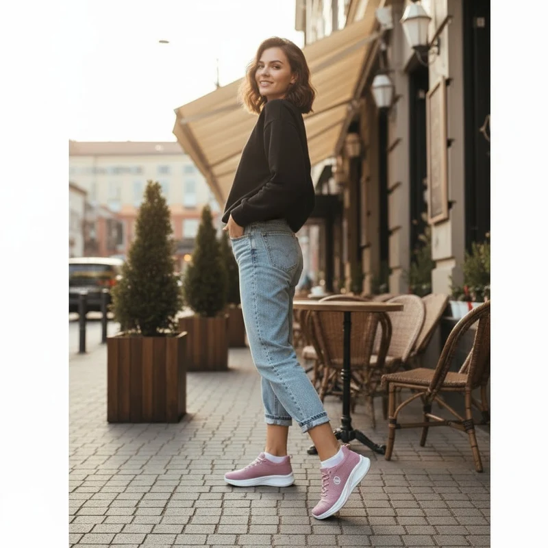 Deportivos Mysoft Elásticos 26M380 Malva