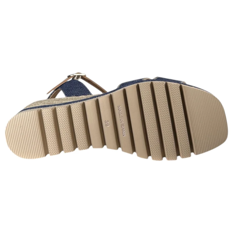 Sandalias de Esparto Paseart Cuña SR/ES938 Marino