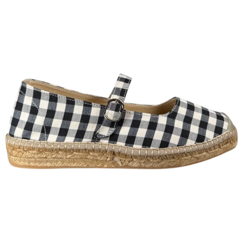 Alpargatas Salvi Merceditas Vichy 186375 Negro