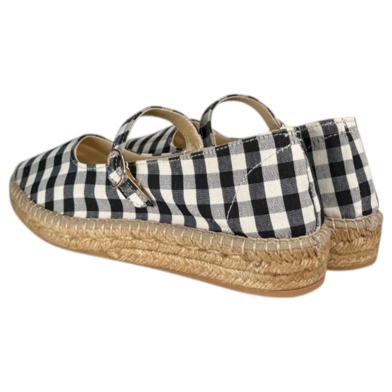 Alpargatas Salvi Merceditas Vichy 186375 Negro