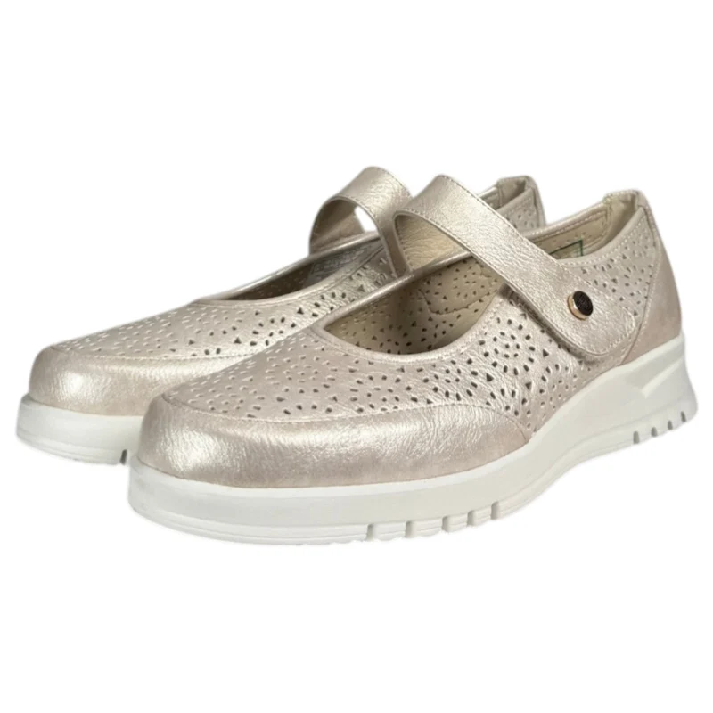 Zapatos Pitillos Merceditas 20300 Oro