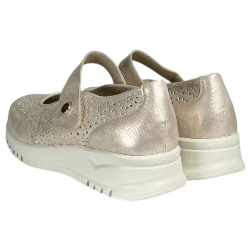 Zapatos Pitillos Merceditas 20300 Oro