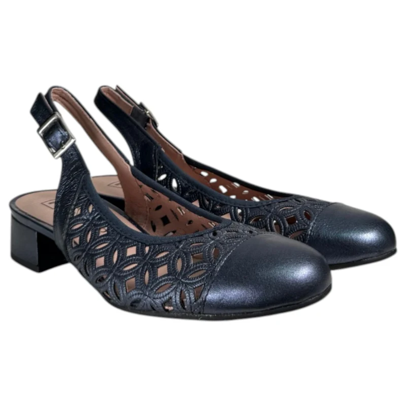 Zapatos Pitillos Destalonados 11121 Marino