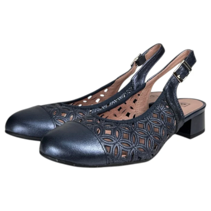 Zapatos Pitillos Destalonados 11121 Marino