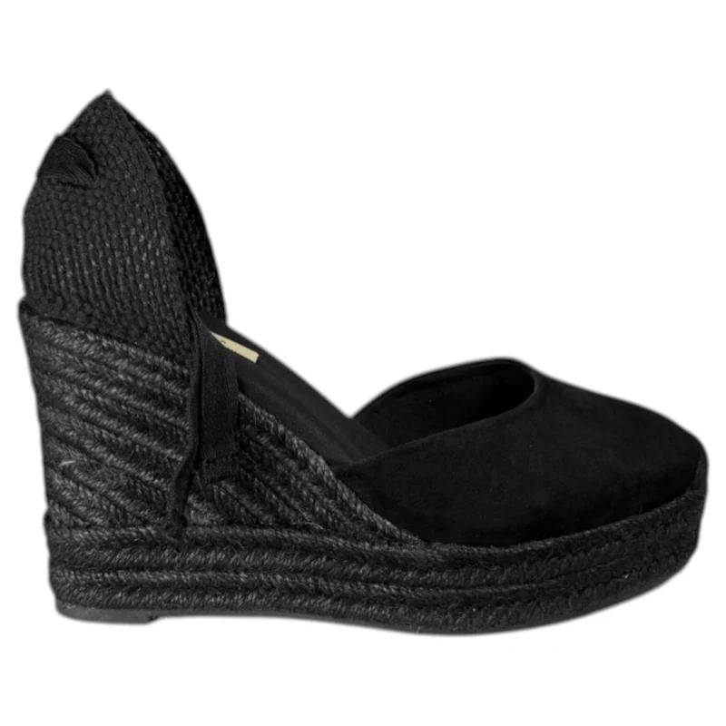 Alpargatas Corina Cintas M6341 Negro