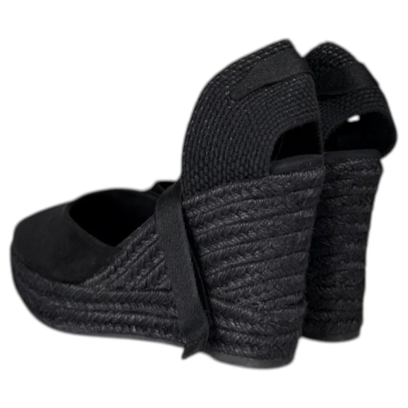 Alpargatas Corina Cintas M6341 Negro