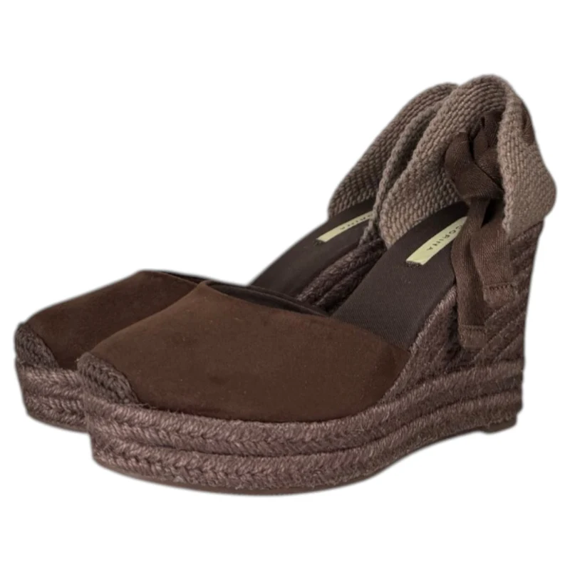Alpargatas Corina Cintas M6341 Café