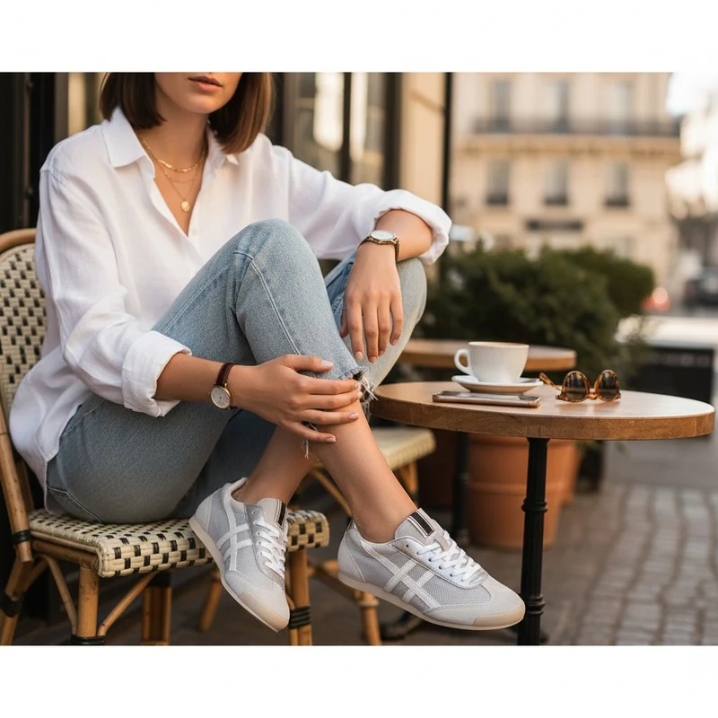 Zapatillas Corina Retro M6035 Plata