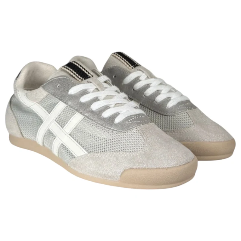 Zapatillas Corina Retro M6035 Plata
