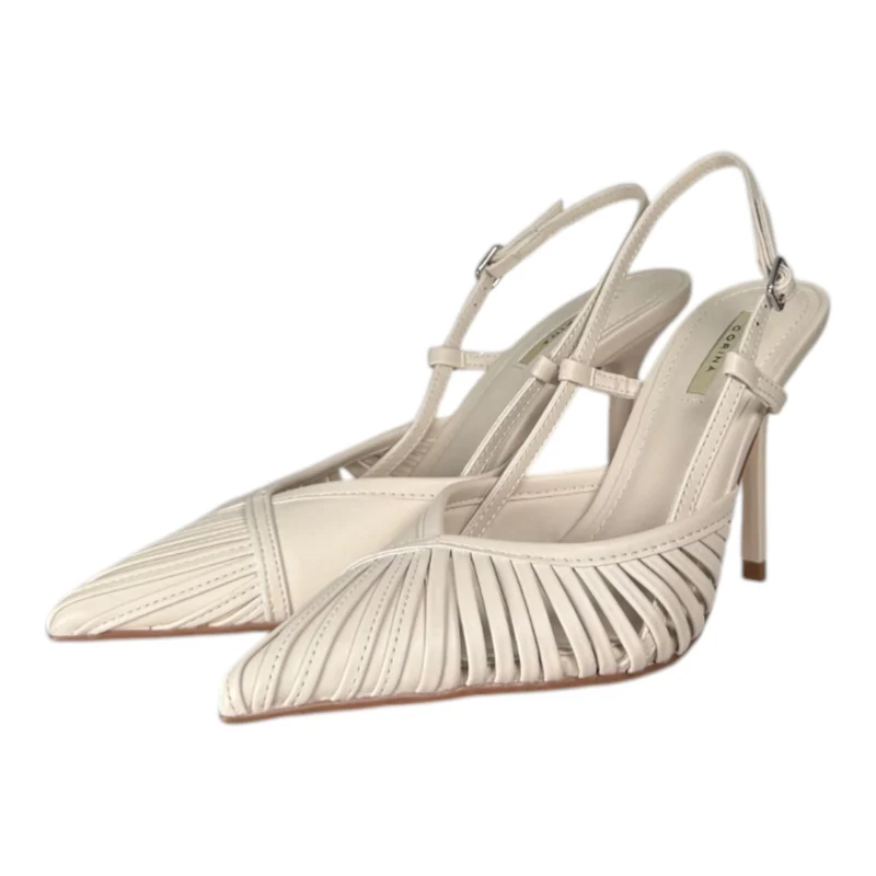 Zapatos de Salón Corina Destalonados M6220 Beige