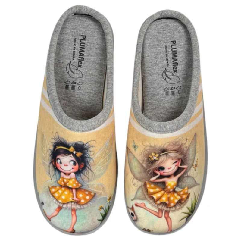 Zapatillas de Casa Plumaflex Hadas 12317 Amarillo