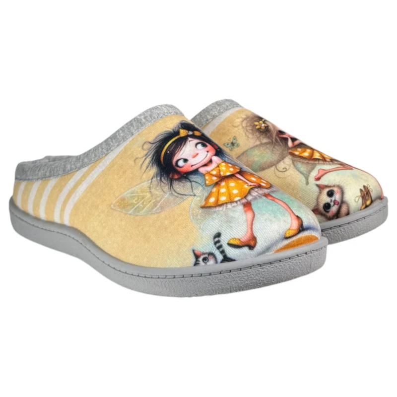 Zapatillas de Casa Plumaflex Hadas 12317 Amarillo