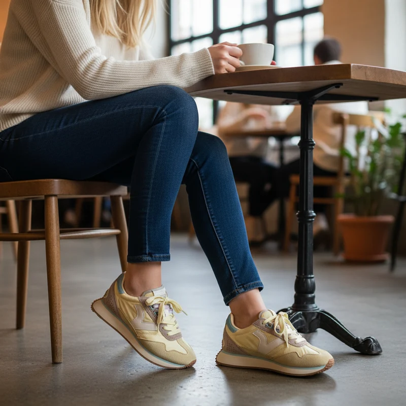 Zapatillas Victoria Root - Vintage Nylon 8812101 Amarillo