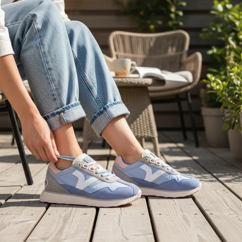 Zapatillas Victoria Root - Vintage Nylon 8812101 Azul