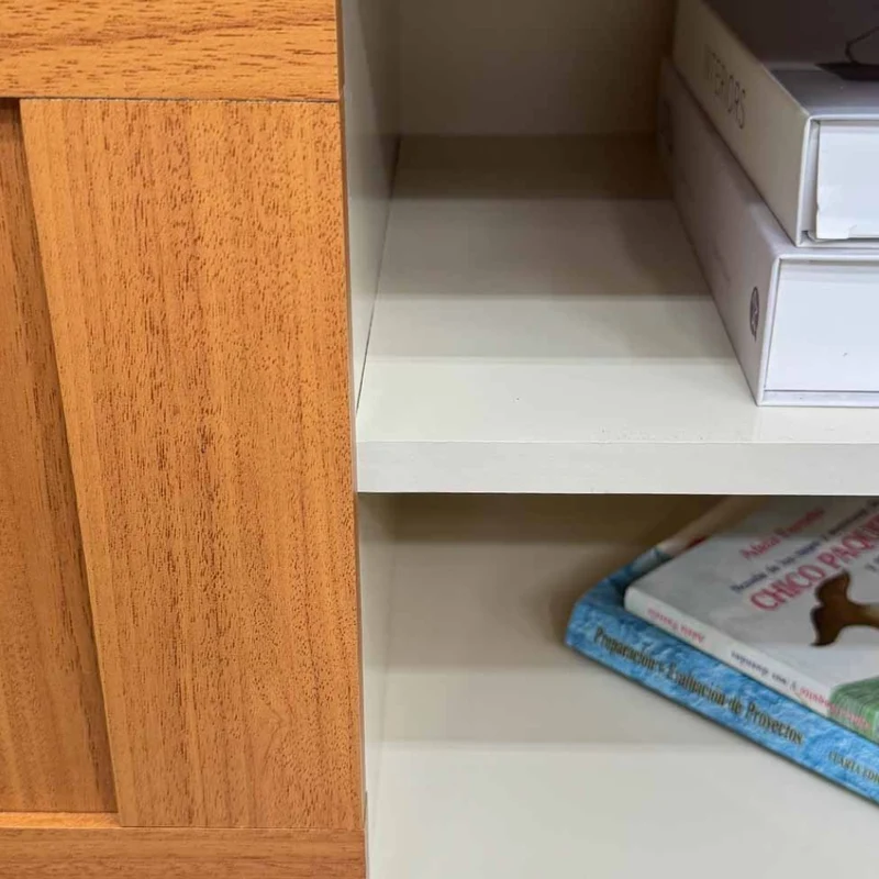 Tokoa Mesa para TV con 2 Puertas y Estantes 180cm Off White (776289)