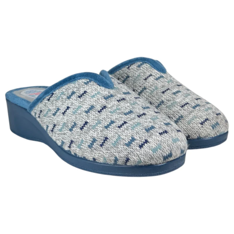 Zapatillas de Casa Natalia Gil Lana 1062 Jeans
