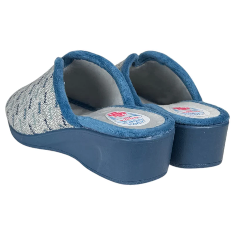 Zapatillas de Casa Natalia Gil Lana 1062 Jeans