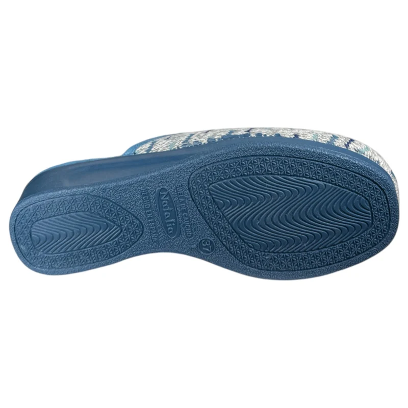 Zapatillas de Casa Natalia Gil Lana 1062 Jeans