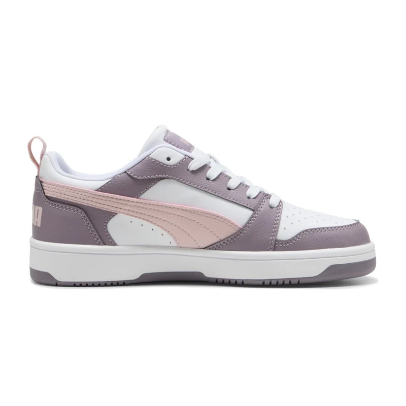 Puma Tenis Rebound V6 Low Blanco/Lila/Rosa, para Mujer