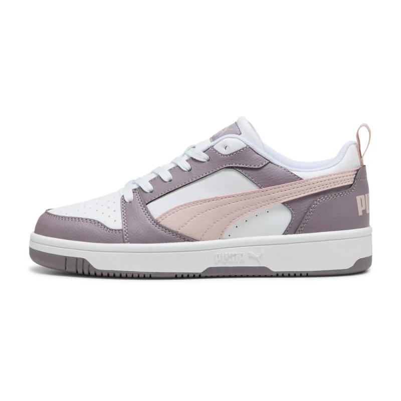 Puma Tenis Rebound V6 Low Blanco/Lila/Rosa, para Mujer