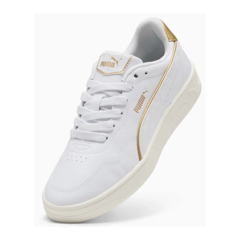 Puma Tenis Court Lally Day Night Blanco/Dorado, para Mujer
