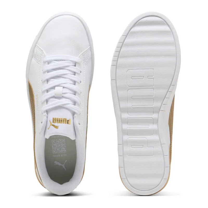 Puma Tenis Jada Classic Aqua Metalic Blanco/Dorado, para Mujer